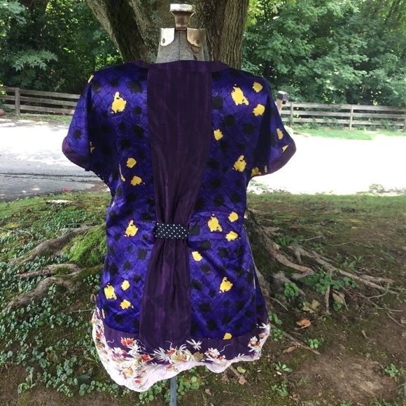 KINDER AGGUGINI Macy’s Soft Poly Silk Mixed Print - Picture 6 of 8